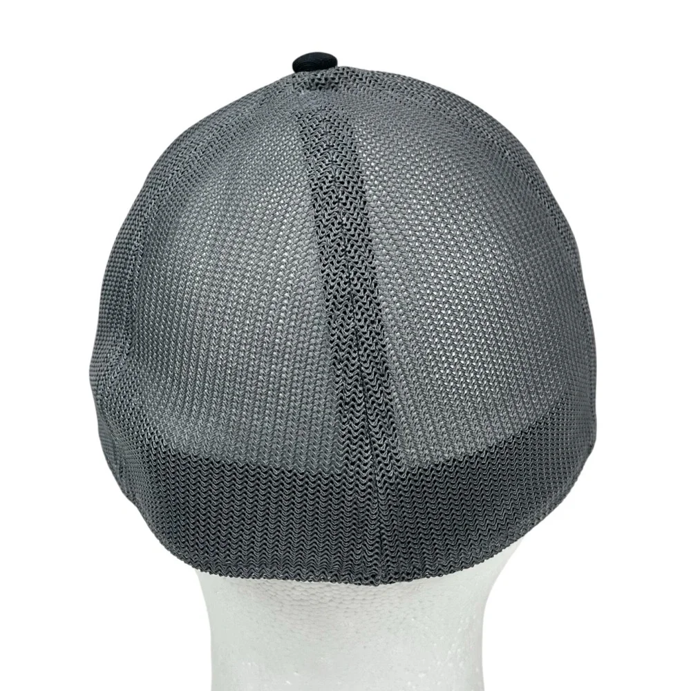 Springfield Armory Hat Black Gray Mesh Back Flexfit Trucker‎ Cap L/XL